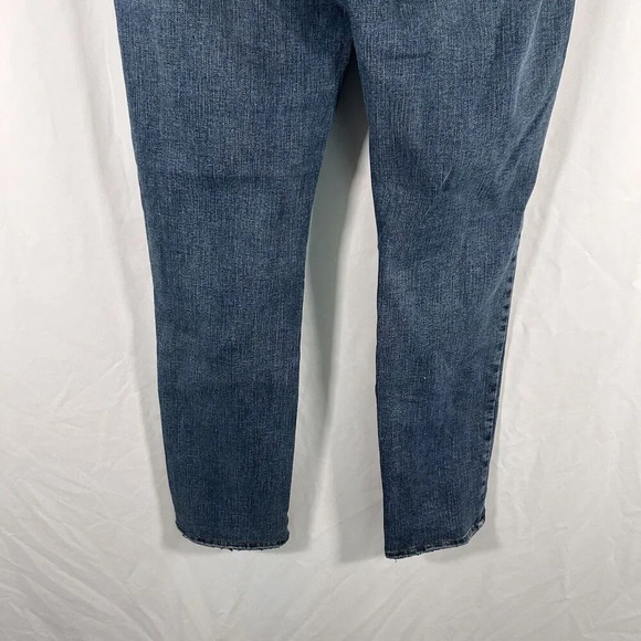 Silver Jeans Women's 28x28 Dark Wash Denim Elyse Straight Mid Rise Cotton Blend - Picture 8 of 10